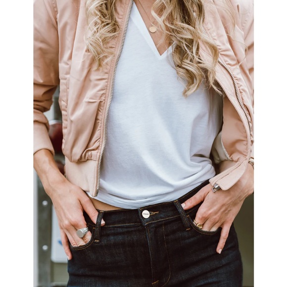 Frame Shirred Bomber Jacket - Picture 2 of 13